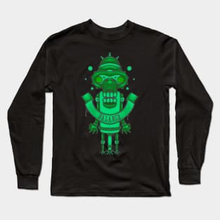 meditating character color Long Sleeve T-Shirt